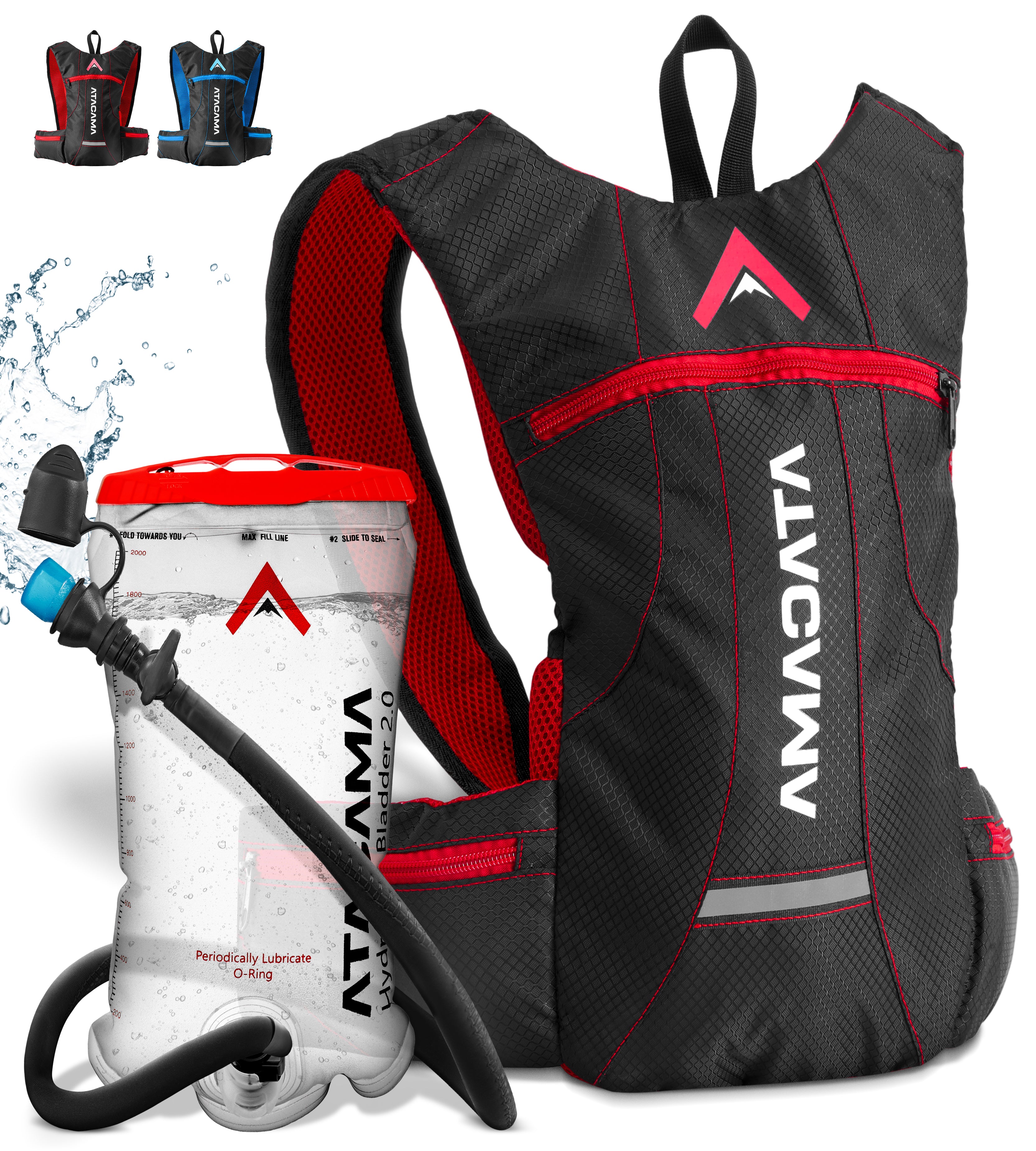 Hydration pack 2L hydration bladder Atacama Outdoor